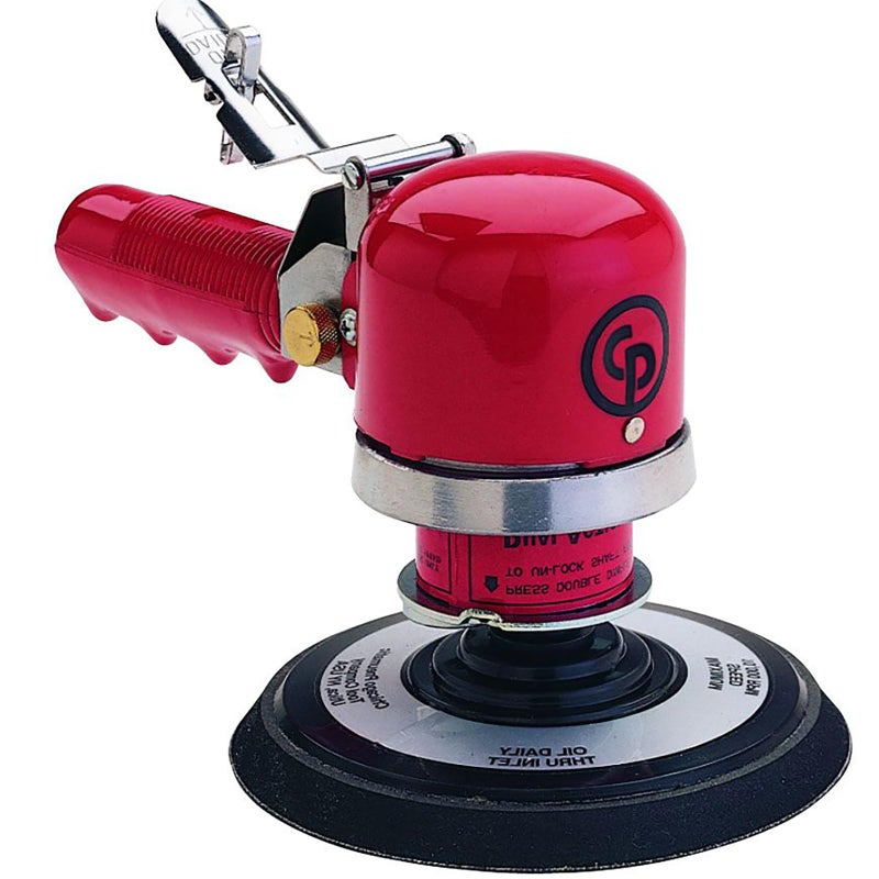 Chicago Pneumatic CP870-6 Inch (150 mm), Air Random/Rotary Sander Tool, Non-Vacuum, PSA, 10000 RPM, Home Improvement, Woodworking, Rust Removal, Polisher - Image 1